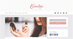 Desktop Screenshot of bebeautiful-beautyblog.com