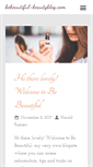 Mobile Screenshot of bebeautiful-beautyblog.com